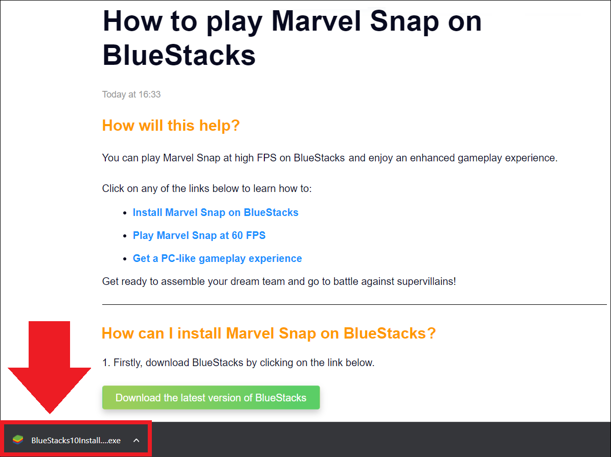 BlueStacks'te Marvel Snap nasıl oynanır