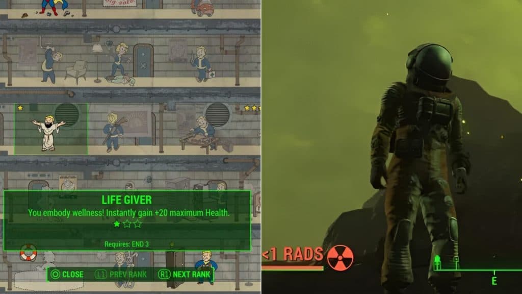 Cankurtaran avantajı Fallout 4
