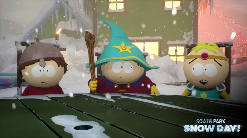 South Park: Snow Day'den bazı karakterlerin görüntüsü