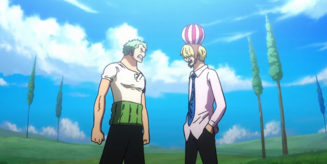 Davy Back Fight bölümünden Zoro ve Sanji'nin bir sahnesi