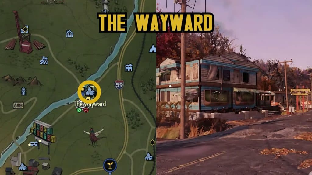Fallout 76'daki Wayward kampı