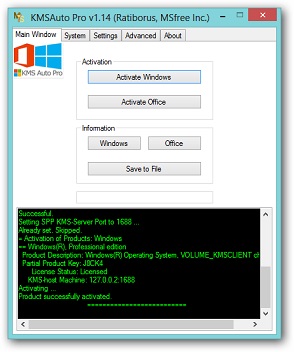 KMSAuto – Full 2024 v1.8.7 Windows + Office