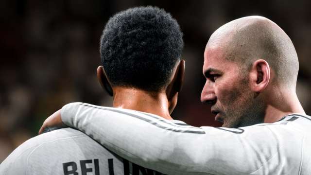 Zinedine Zidane ve Jude Bellingham EA FC 25'te.