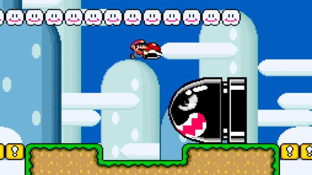 2D'deki en iyi Mario oyunu Super Mario World'ün ekran görüntüsü