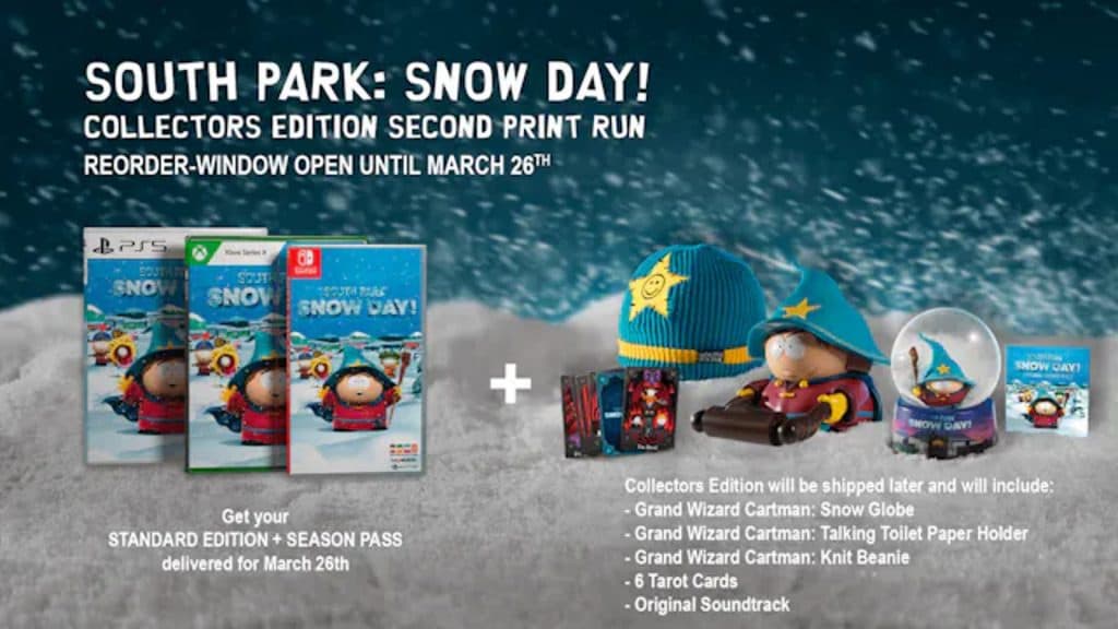 South Park: Snow Day Collector'ın sürüm bonuslarından bir görüntü.