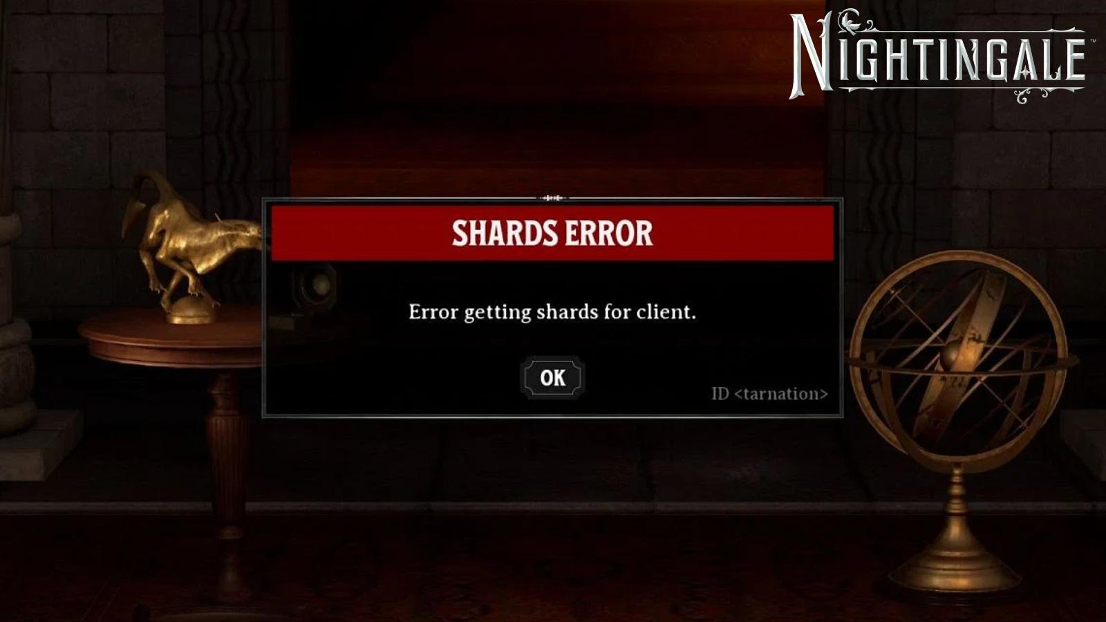 Nightingale Shards hatası açıklandı: Oyuncular yükleme ekranında takılı kaldı