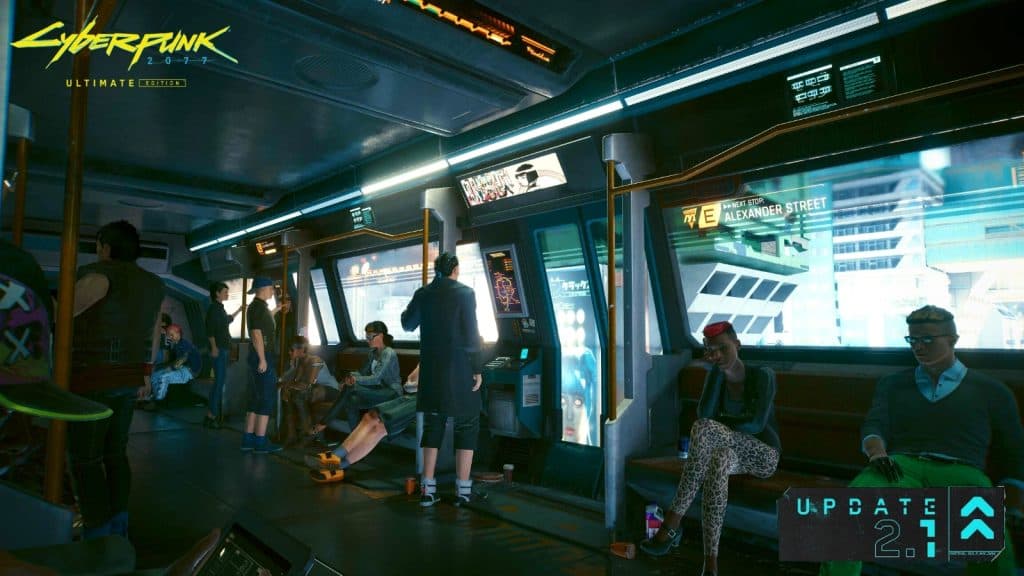 Cyberpunk 2077'de NCART treninin içi