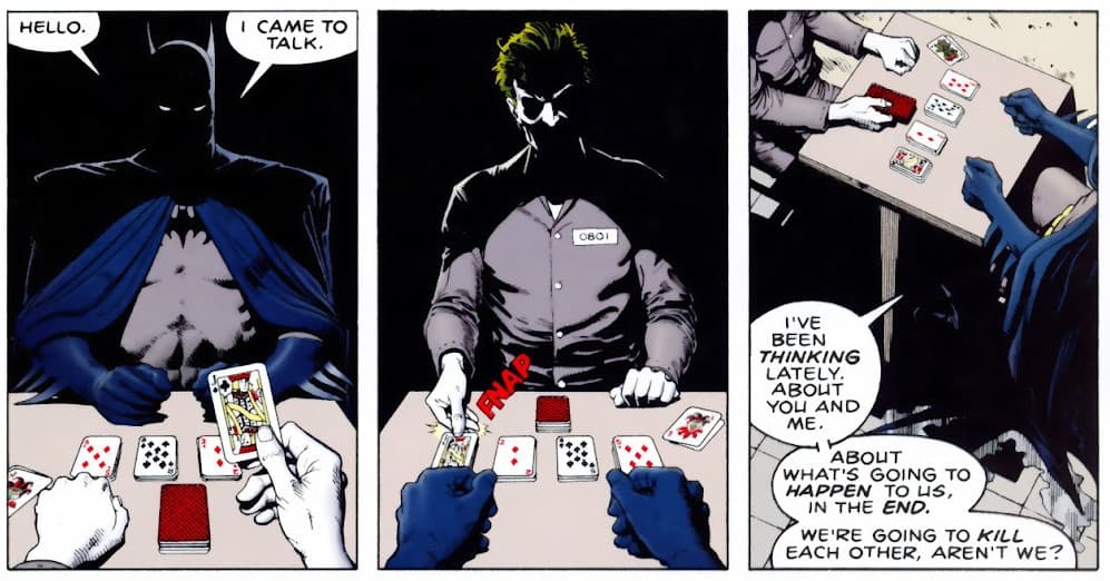 Öldüren Şaka'da Batman ve Joker