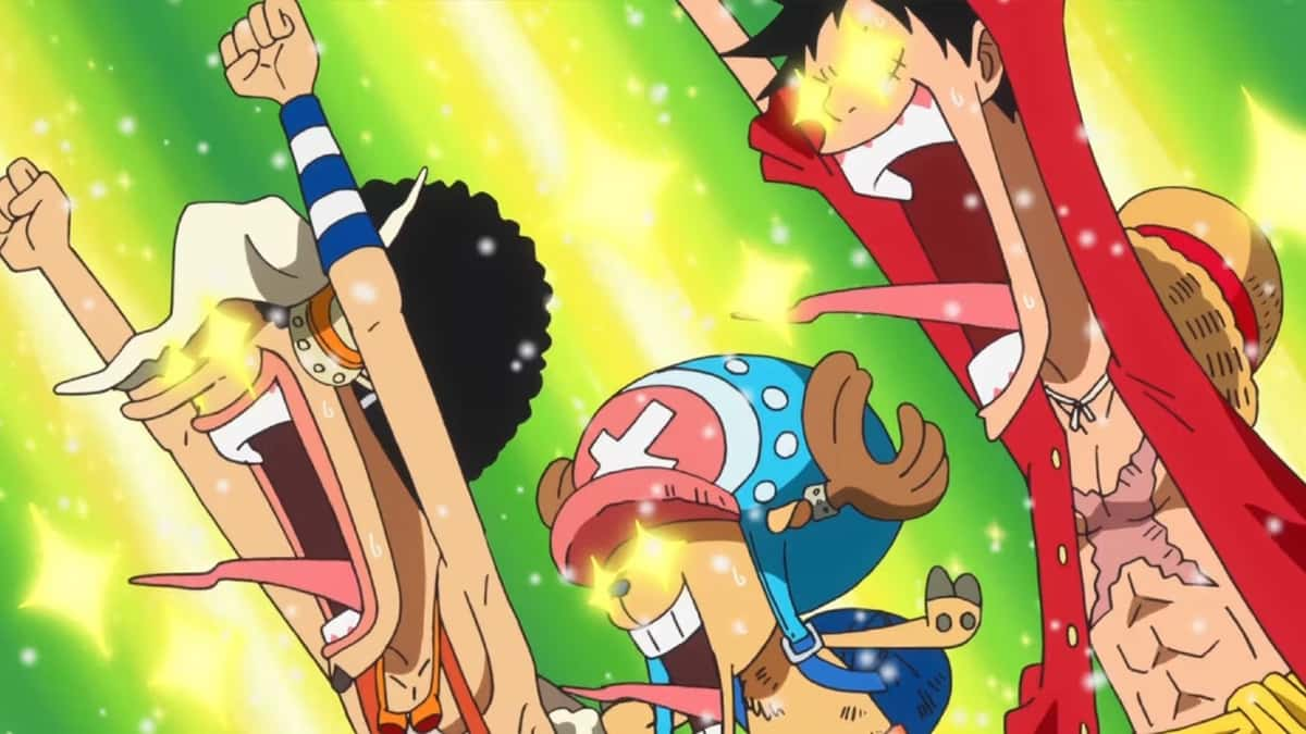 One Piece Luffy Chopper ve Usopp