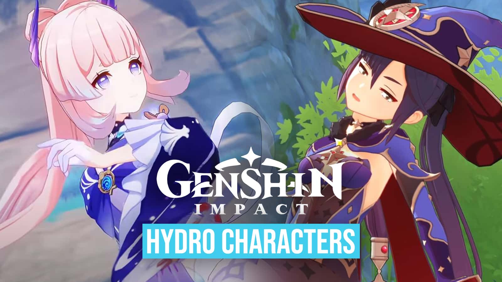 Genshin Impact'teki Hydro karakterleri Kokomi ve Mona
