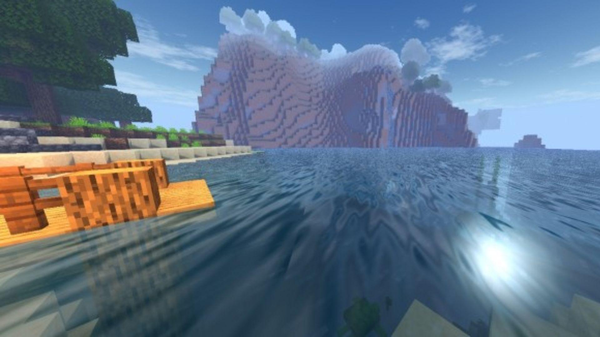 Minecraft ana kayası için mobil Minecraft Bedrock gölgelendirici gölgelendiricileri
