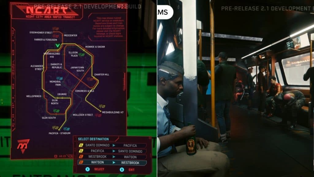 Cyberpunk 2.1'de Metro Sistemi