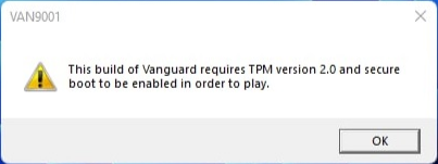 Windows 11'de VAN9001 ve VAN9003 Sorunlarını Gidermek | VALORANT